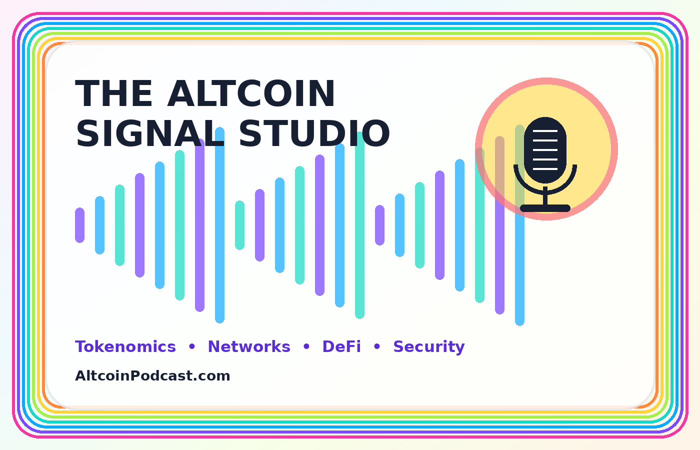 Original Altcoin Podcast signal studio illustration
